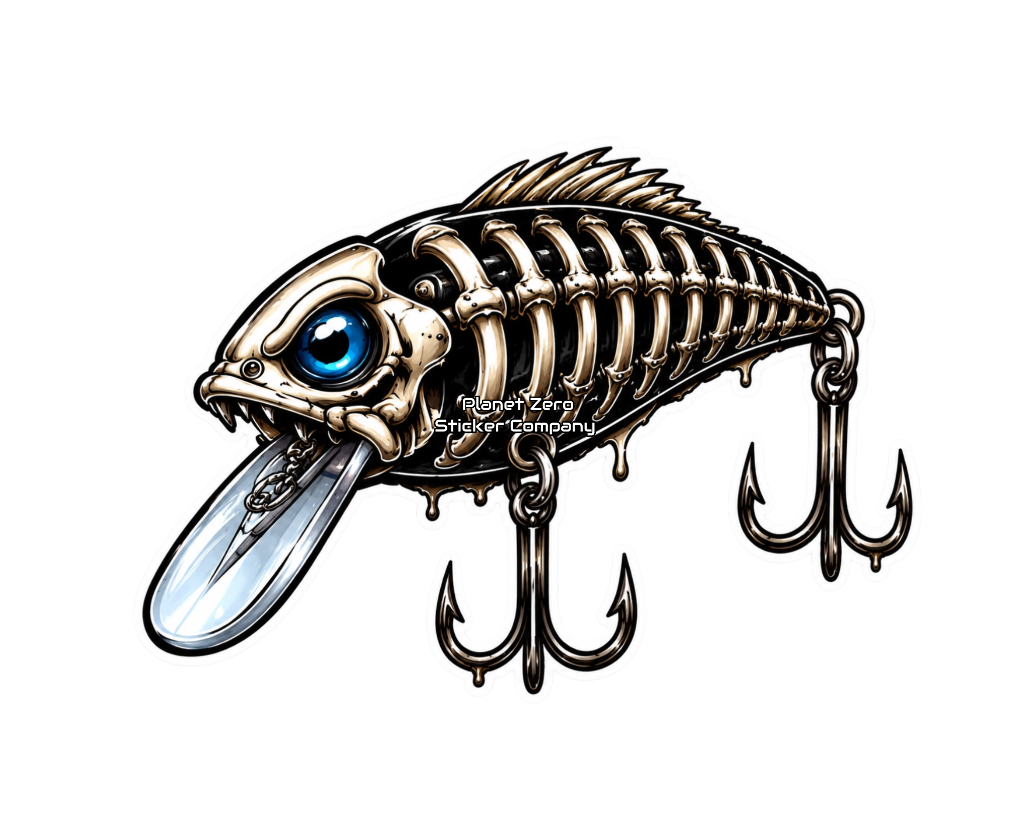 Strike Beasts™️ •Phantom• Fishing Lure Sticker