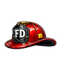 Fire Department Helmet (Red)