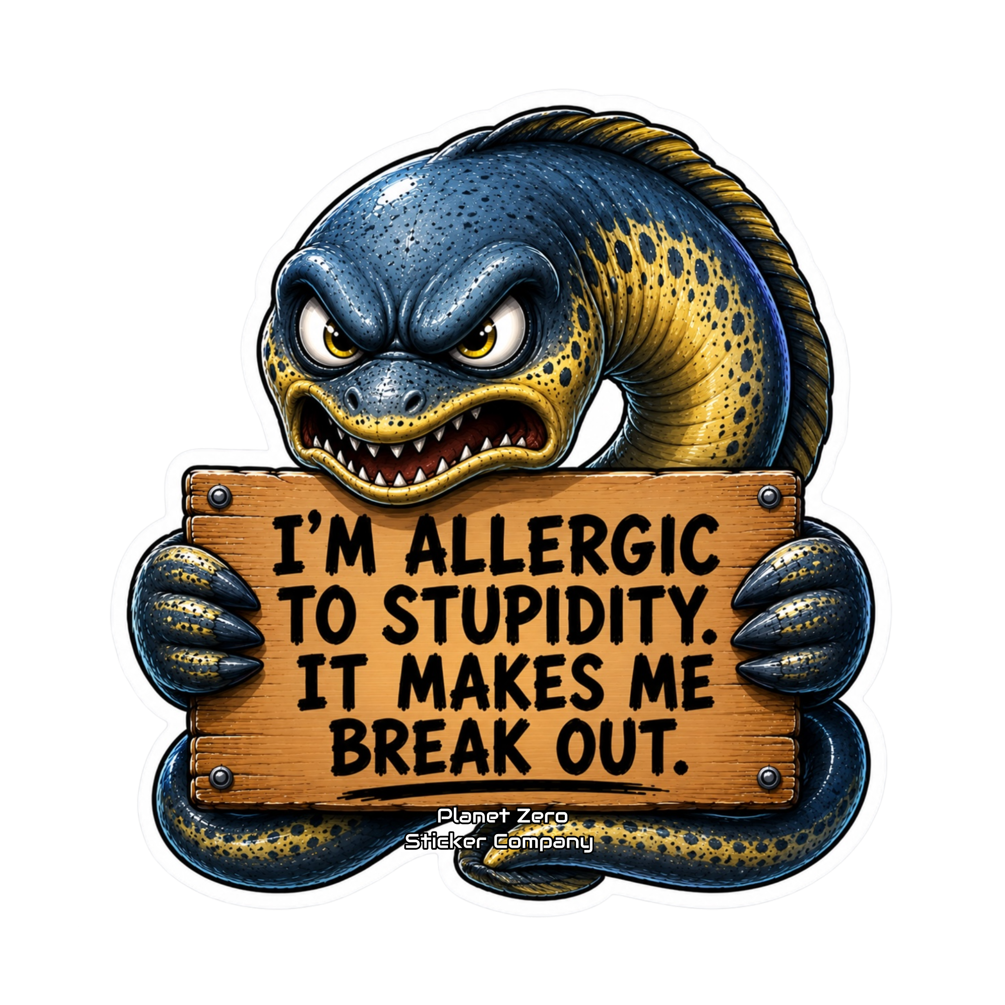 Eel with an Attitude