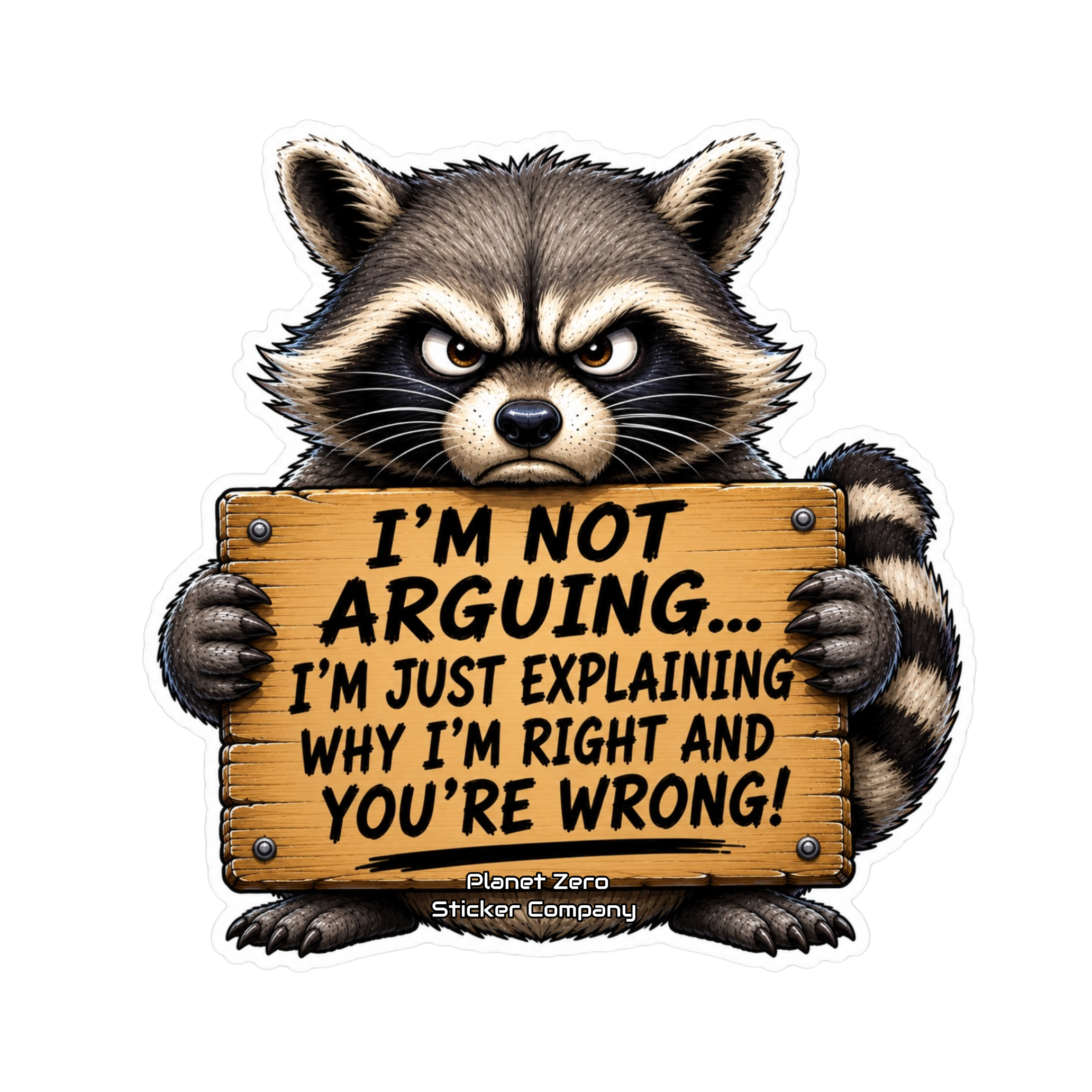 Raccoon with an Attitude