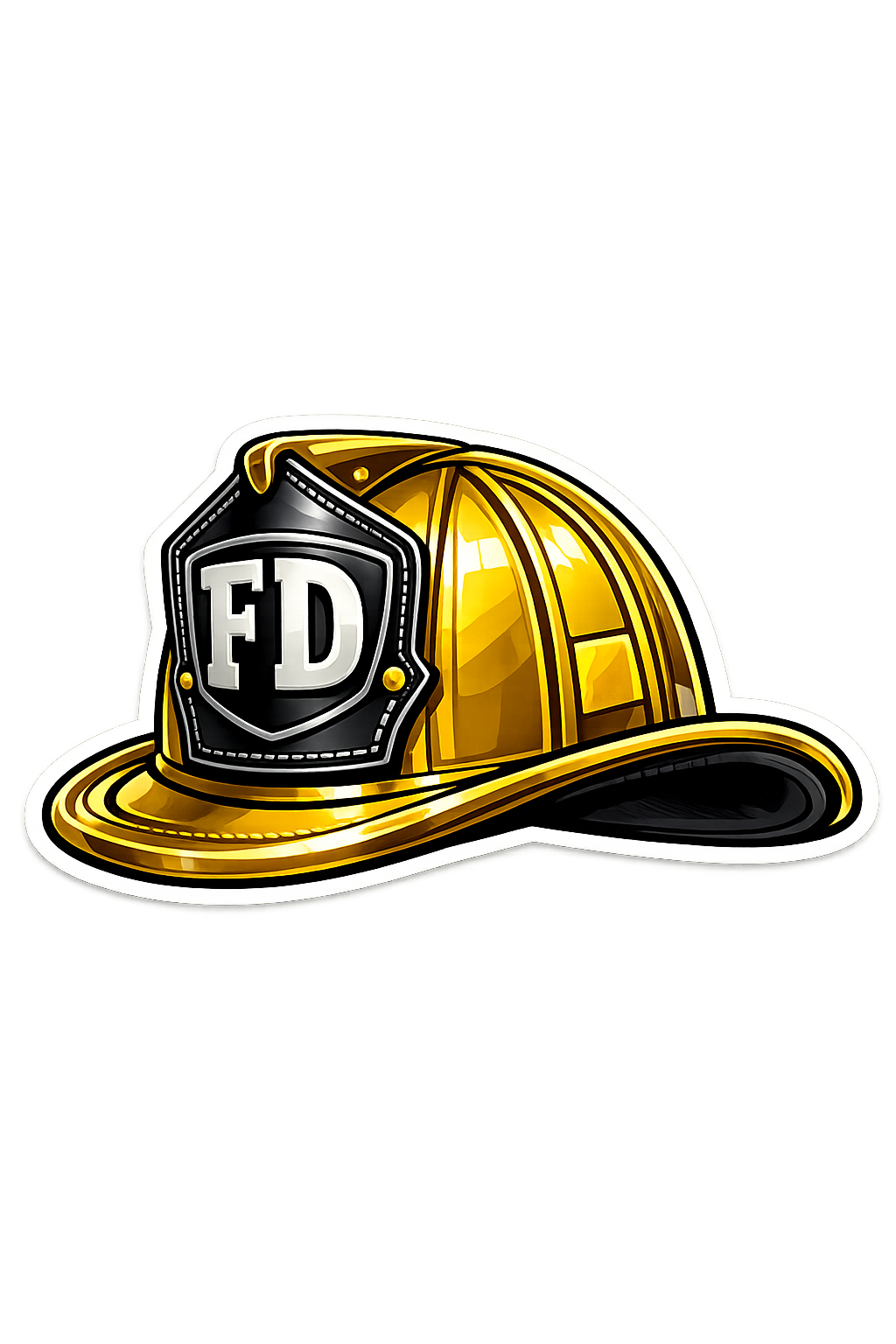 Fire Department Helmet (Yellow)