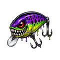 Strike Beasts™️ •Wildfire• Fishing Lure Sticker