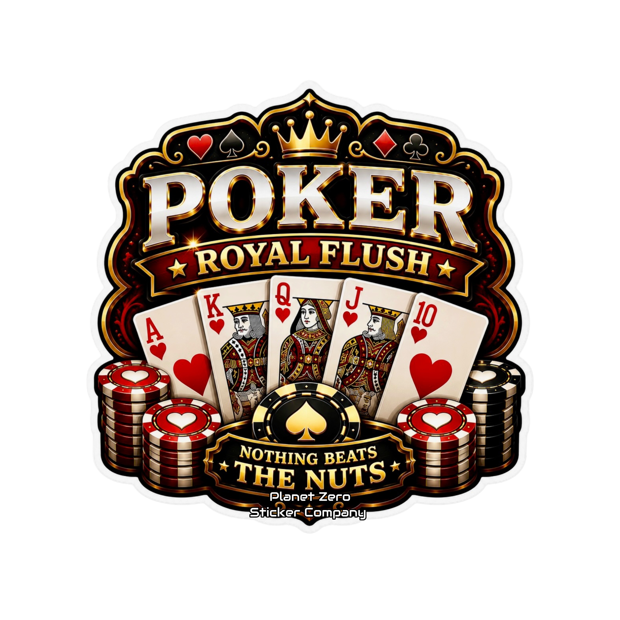 Casino Theme (Royal Flush) Poker