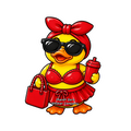 Glam Duck - Red