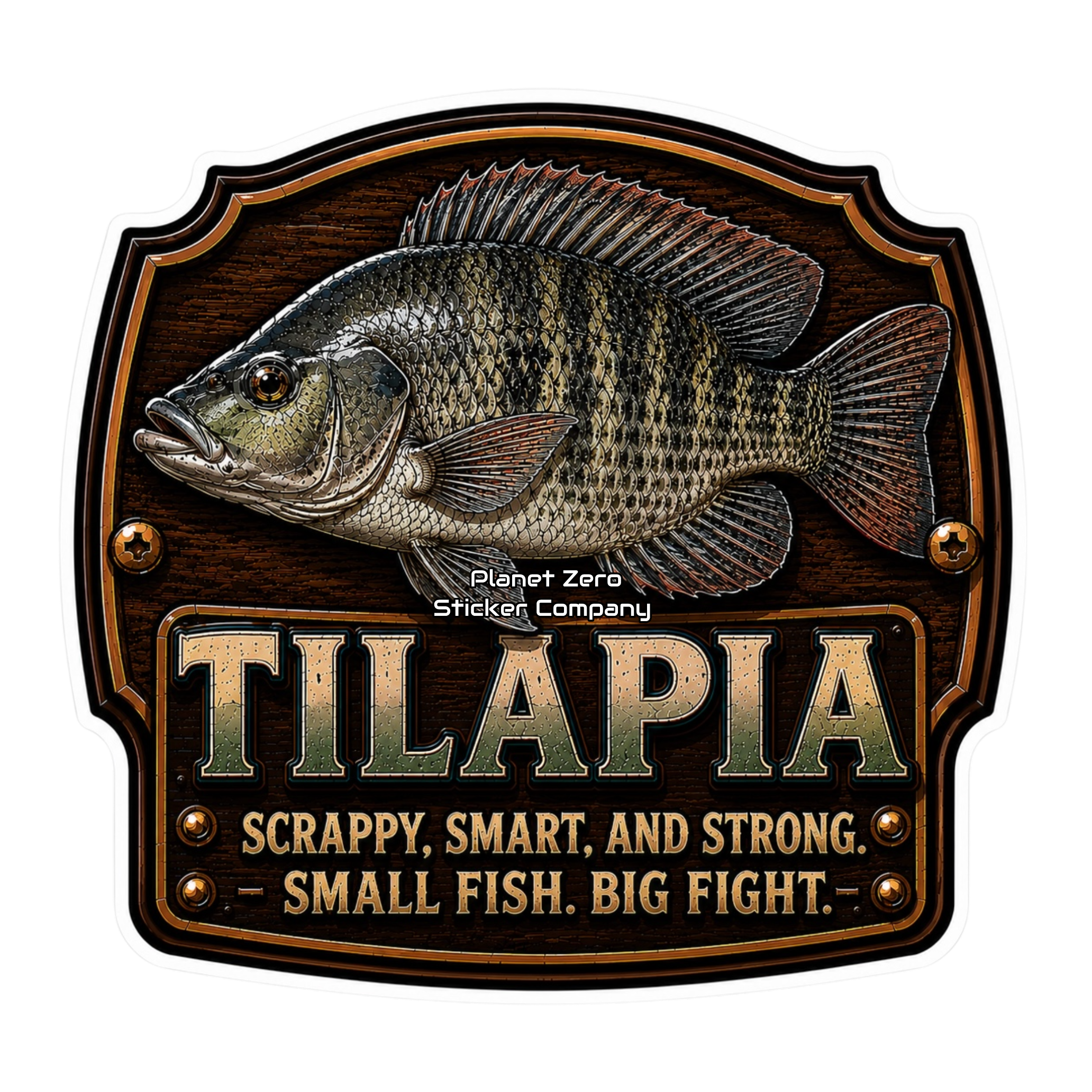 Tilapia – Trophy Fish Sticker